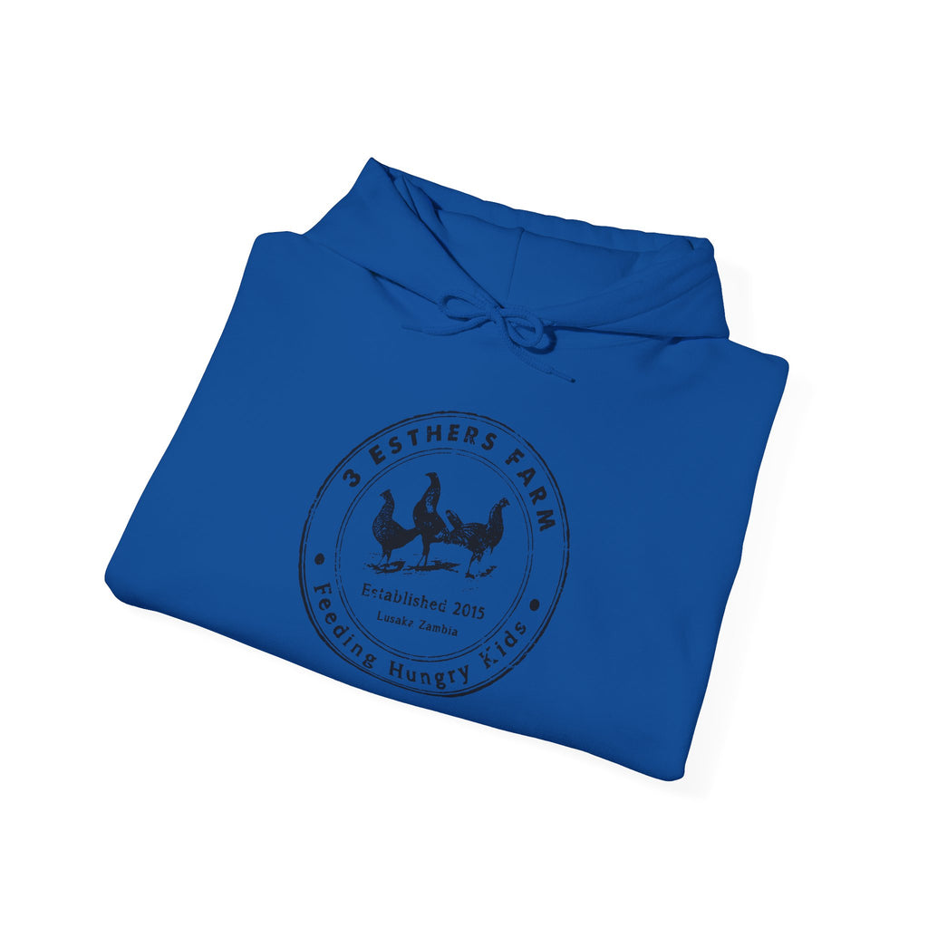 Farmhouse Chicken Hoodie — Crest Logo ‘Est. 2021’ Cozy Pullover
