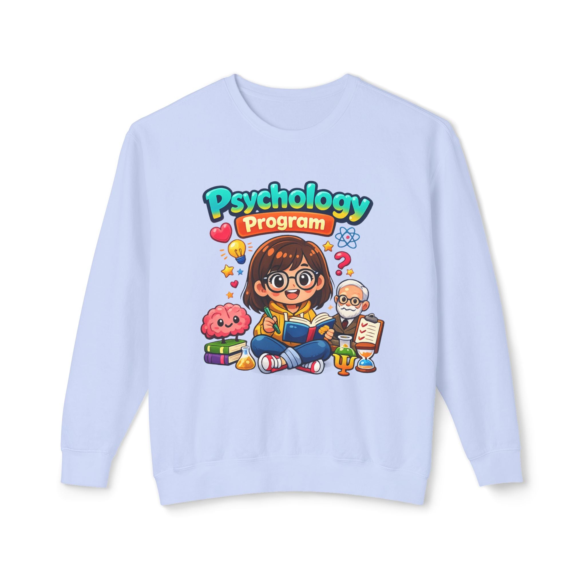 Psychology Program Crewneck Sweatshirt — Cute Student Grad Design