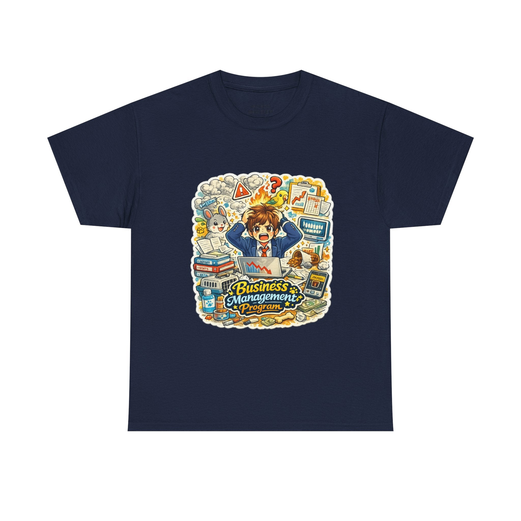 Business Management Major T-Shirt - Cute College Illustration Tee