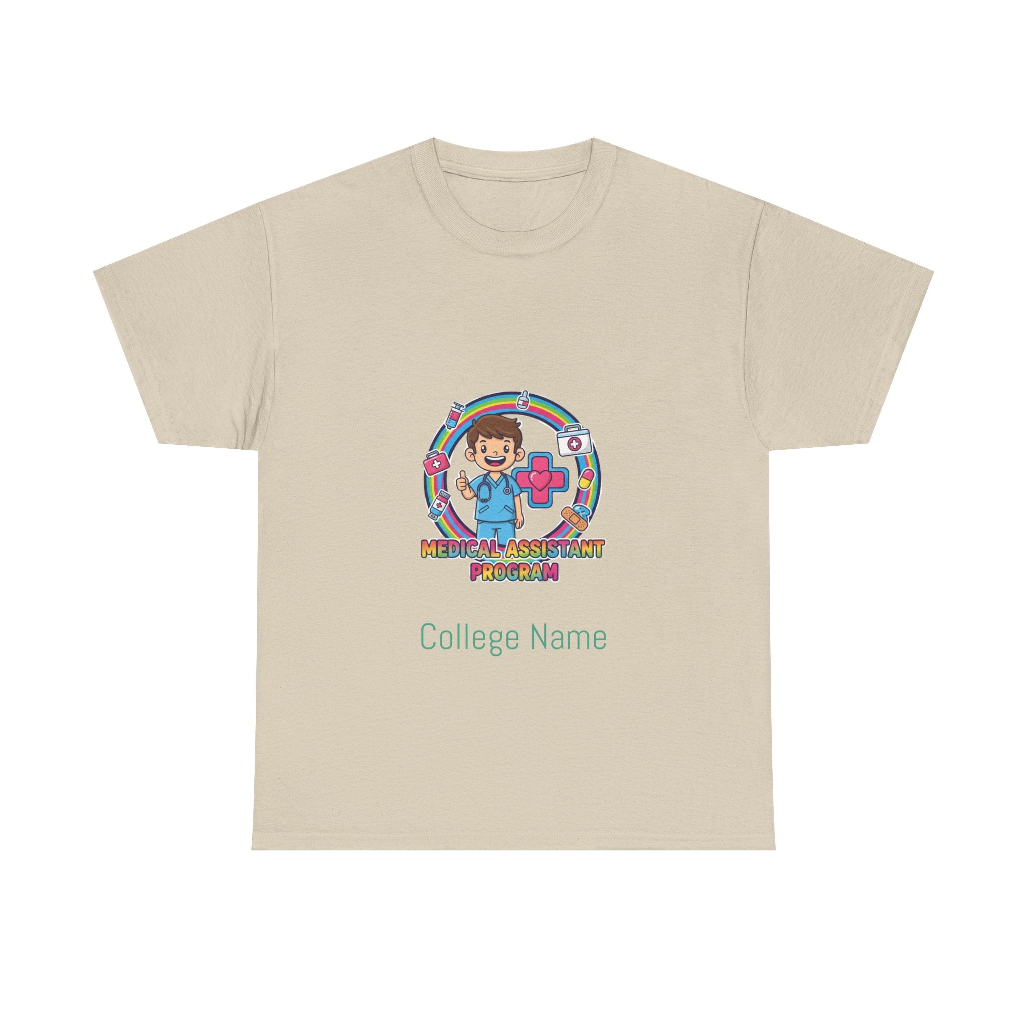 Medical Assistant Graphic Tee — White T‑Shirt