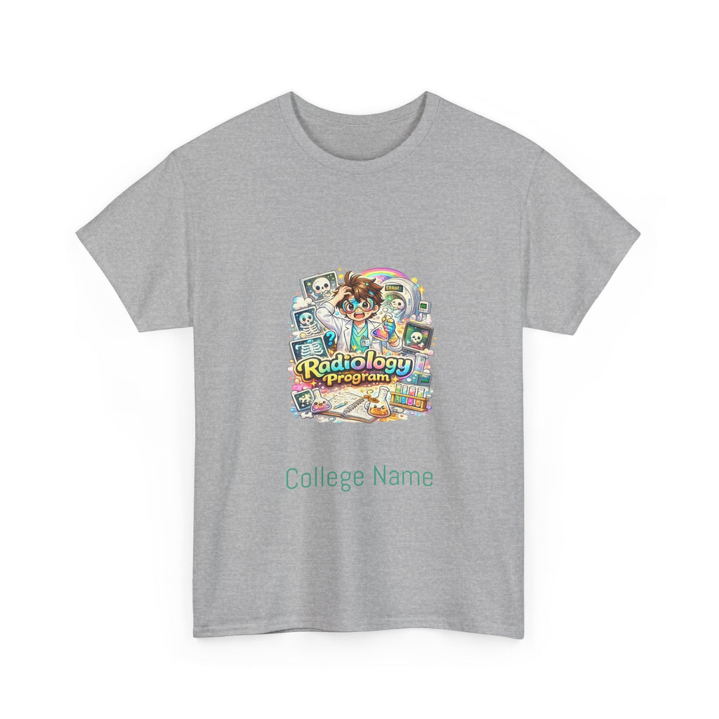 Radiology Tech Vintage Badge T-Shirt — Radiologic Technologist College Shirt