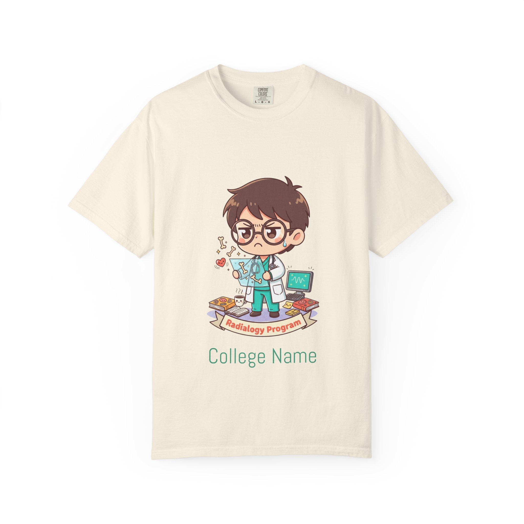 Radiology Program T-Shirt — Cute Radiologist Cartoon College Tee