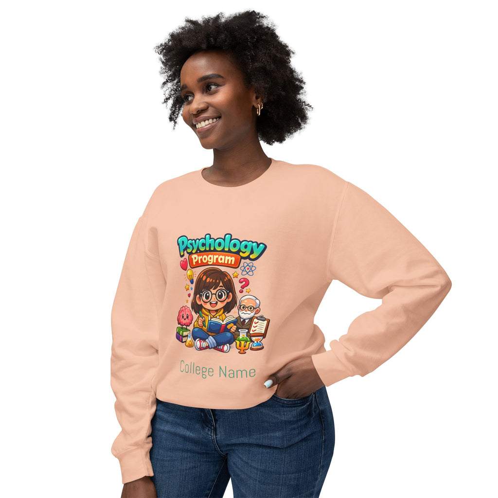 Psychology Program Crewneck Sweatshirt — Cute Student Grad Design