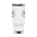 Farmhouse Travel Mug 14oz — "Esthers Farm" Rustic Logo Stainless Steel Tumbler with Handle