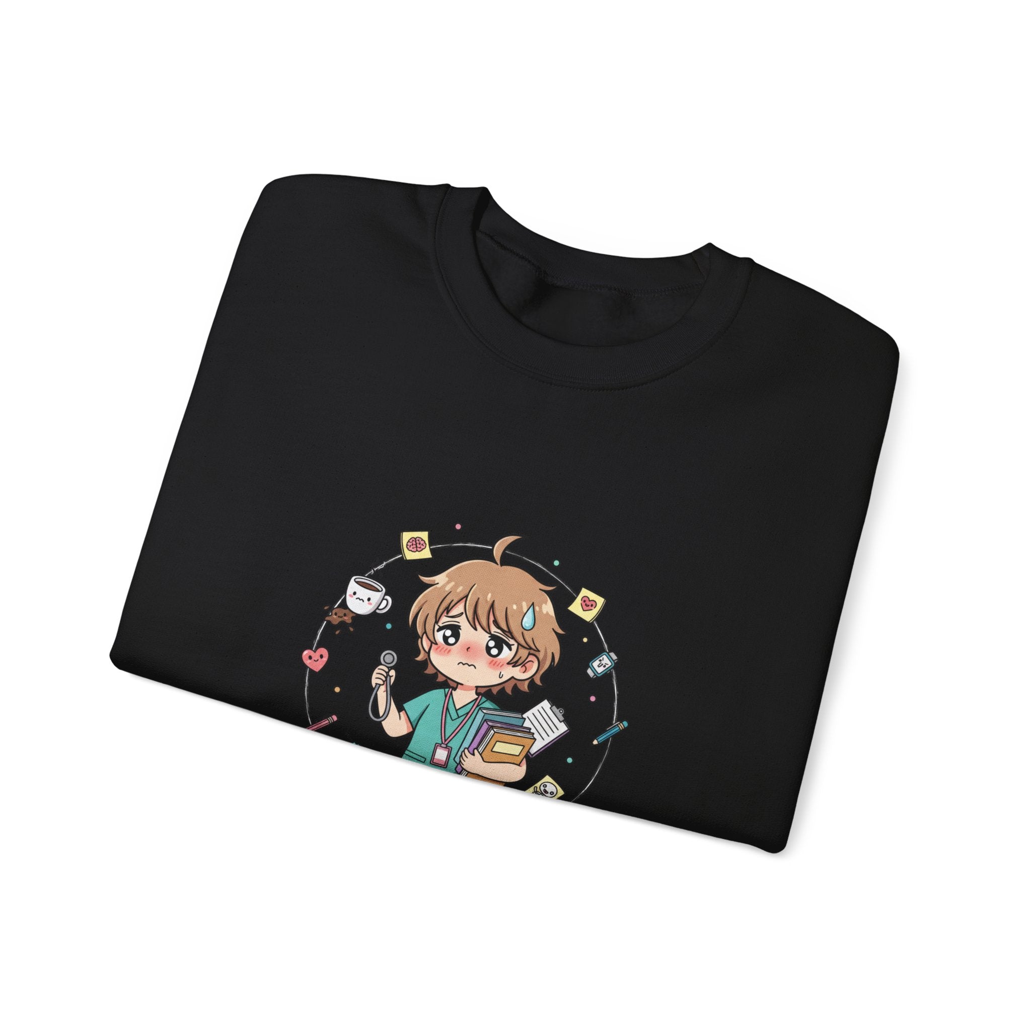 Medical Assistant Program Crewneck Sweatshirt — Cute Anime Student Design