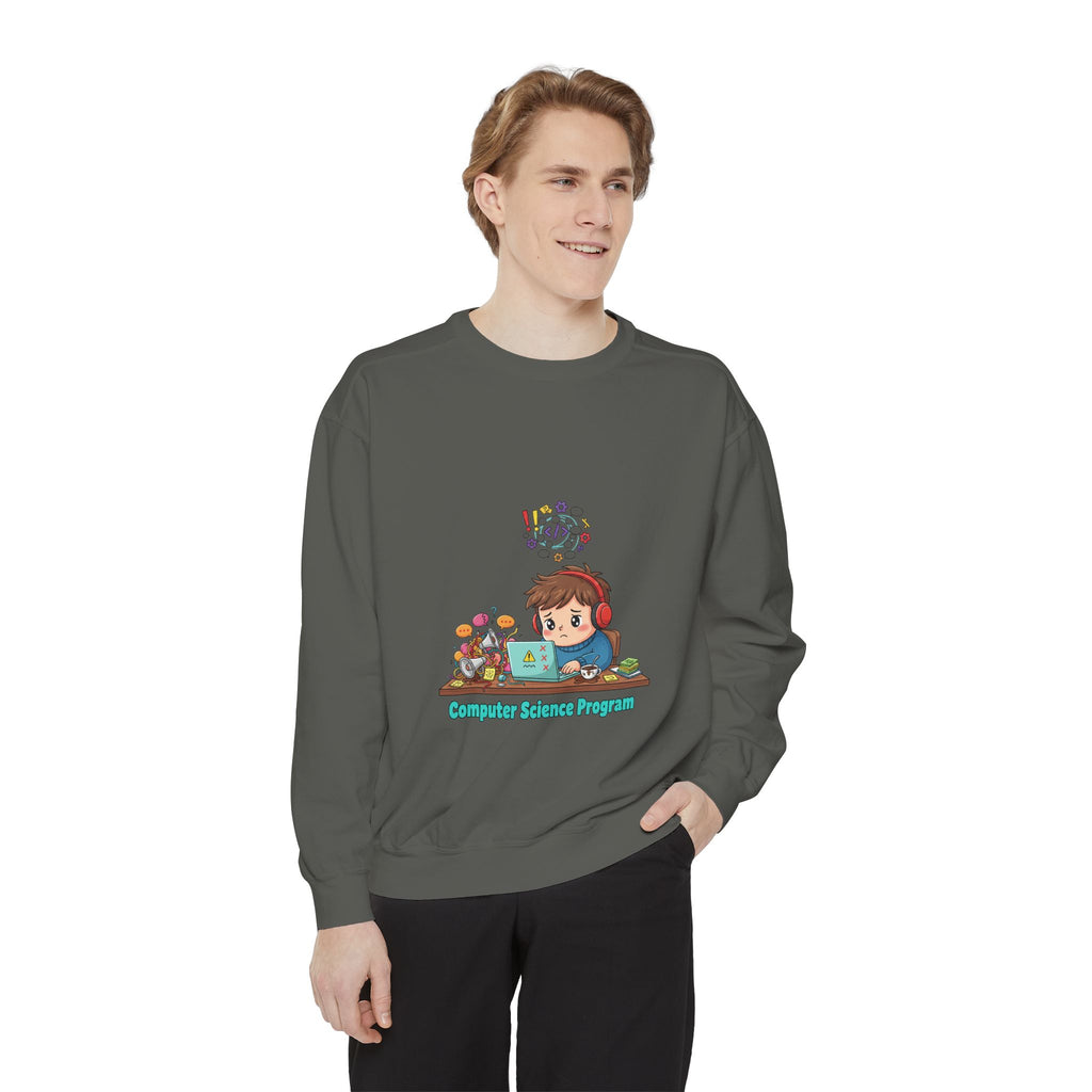 Computer Science Unisex Garment-Dyed Sweatshirt