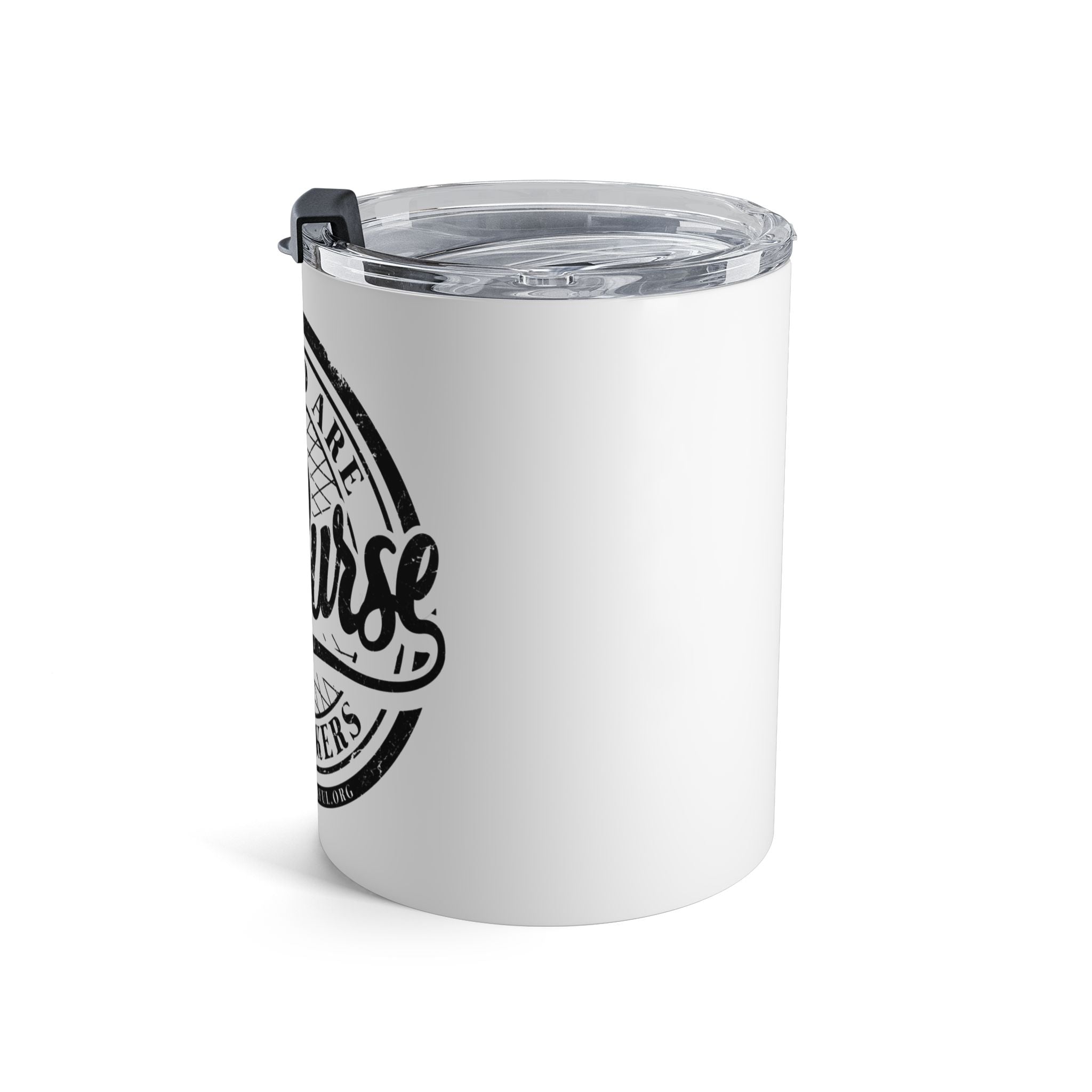 Tumbler — "Blessed Are The Pursers" 10oz Insulated Travel Tumbler