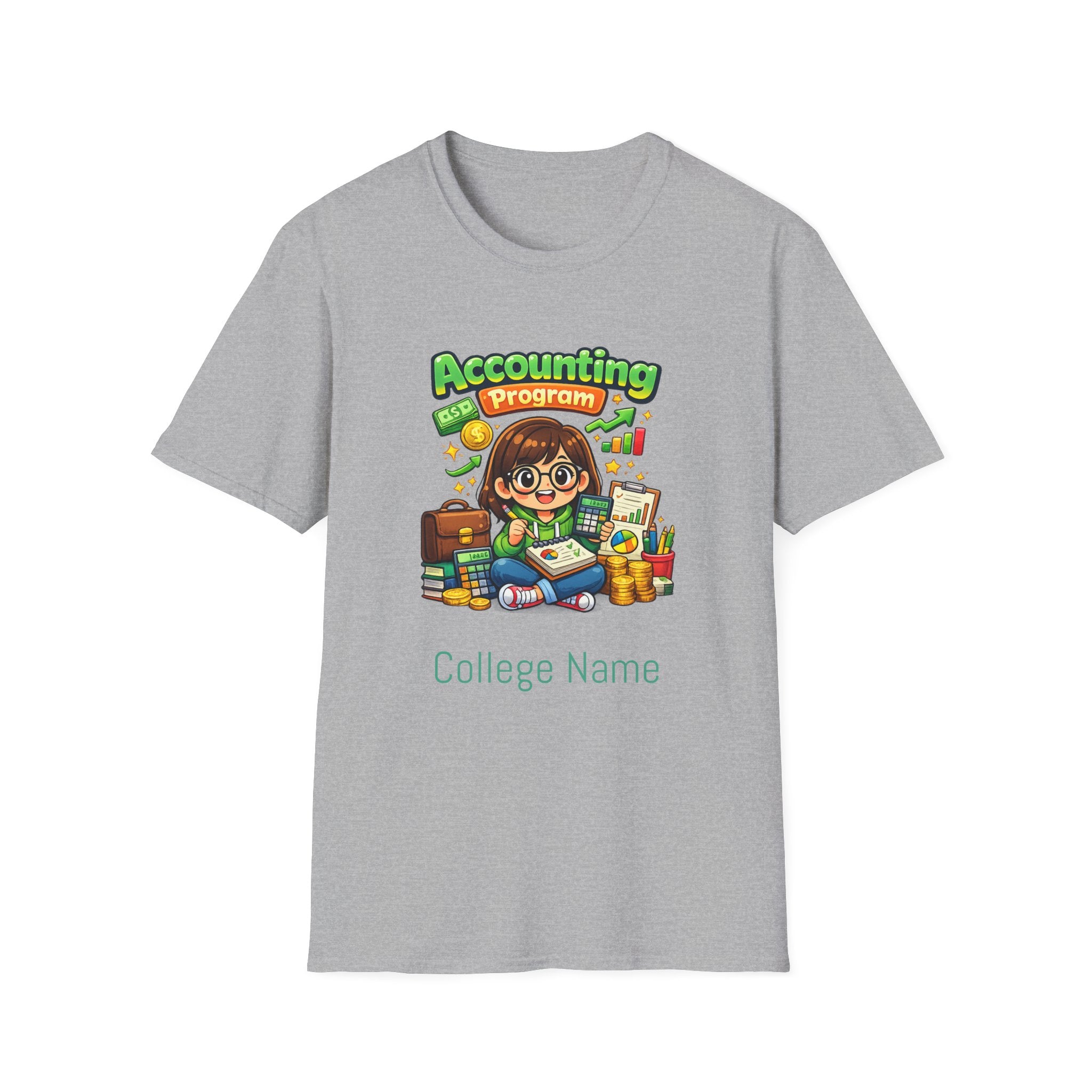 Accounting Program T-Shirt — Cute Student Accountant Graphic Tee