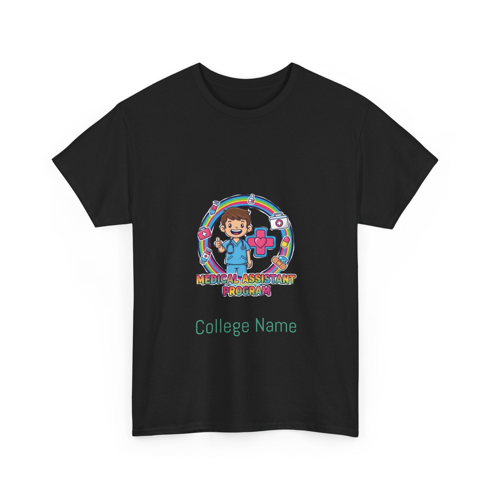 Medical Assistant Graphic Tee — White T‑Shirt