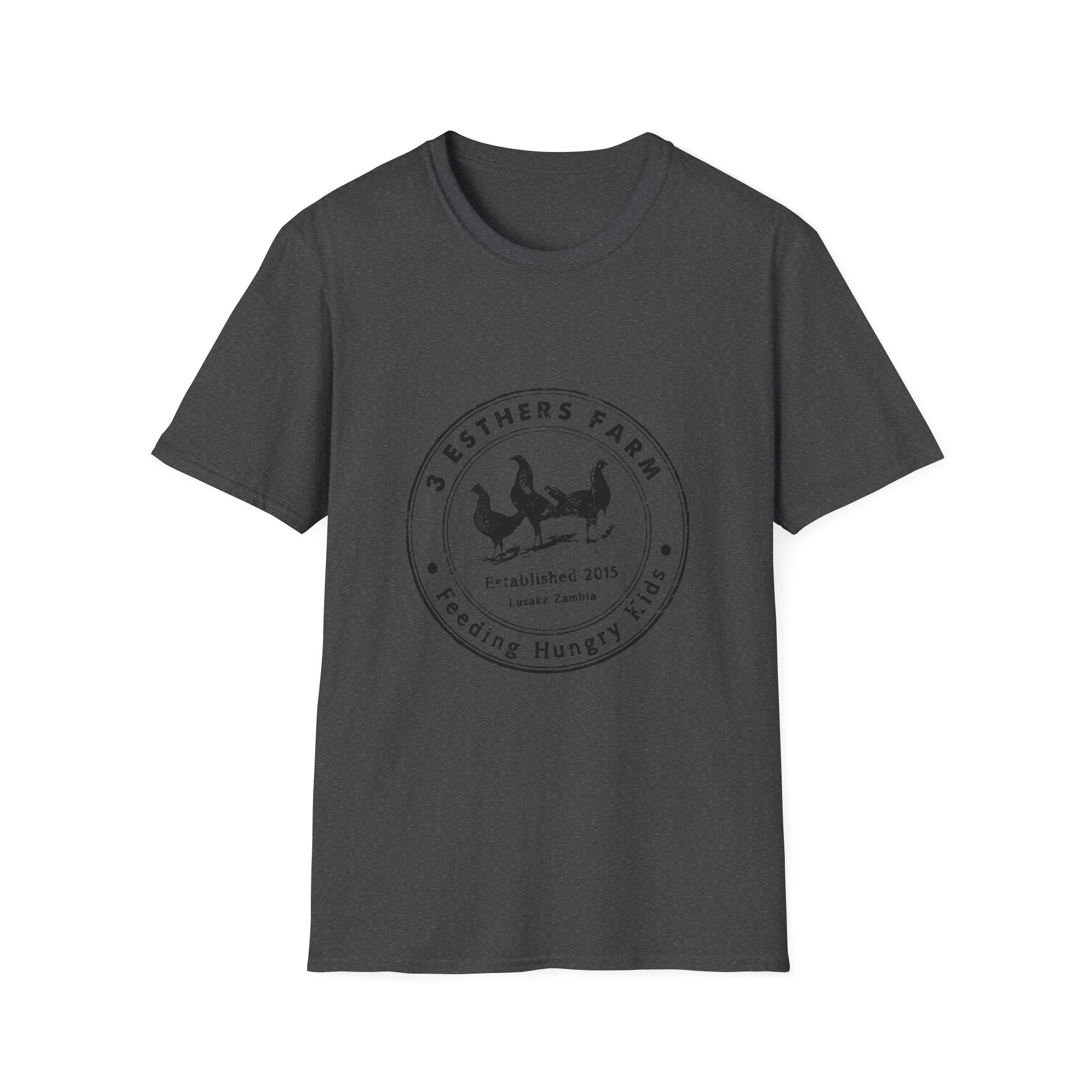 Farmhouse Chickens T-Shirt — "Pesthers Farm: Feeding Hungry Hens" Vintage Logo