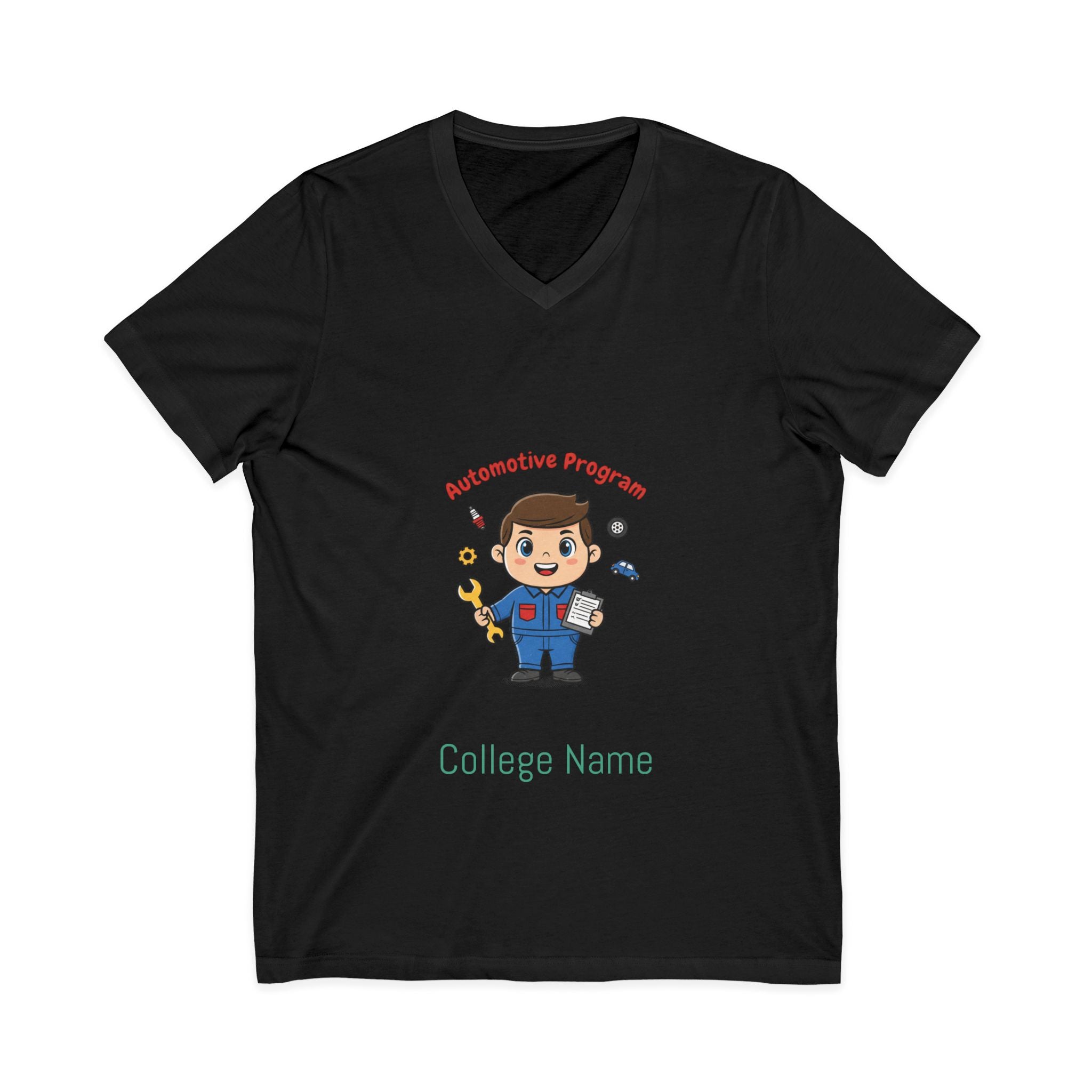 Automotive Program Mechanic Tee — Cute Auto Tech T‑Shirt with Wrench Graphic