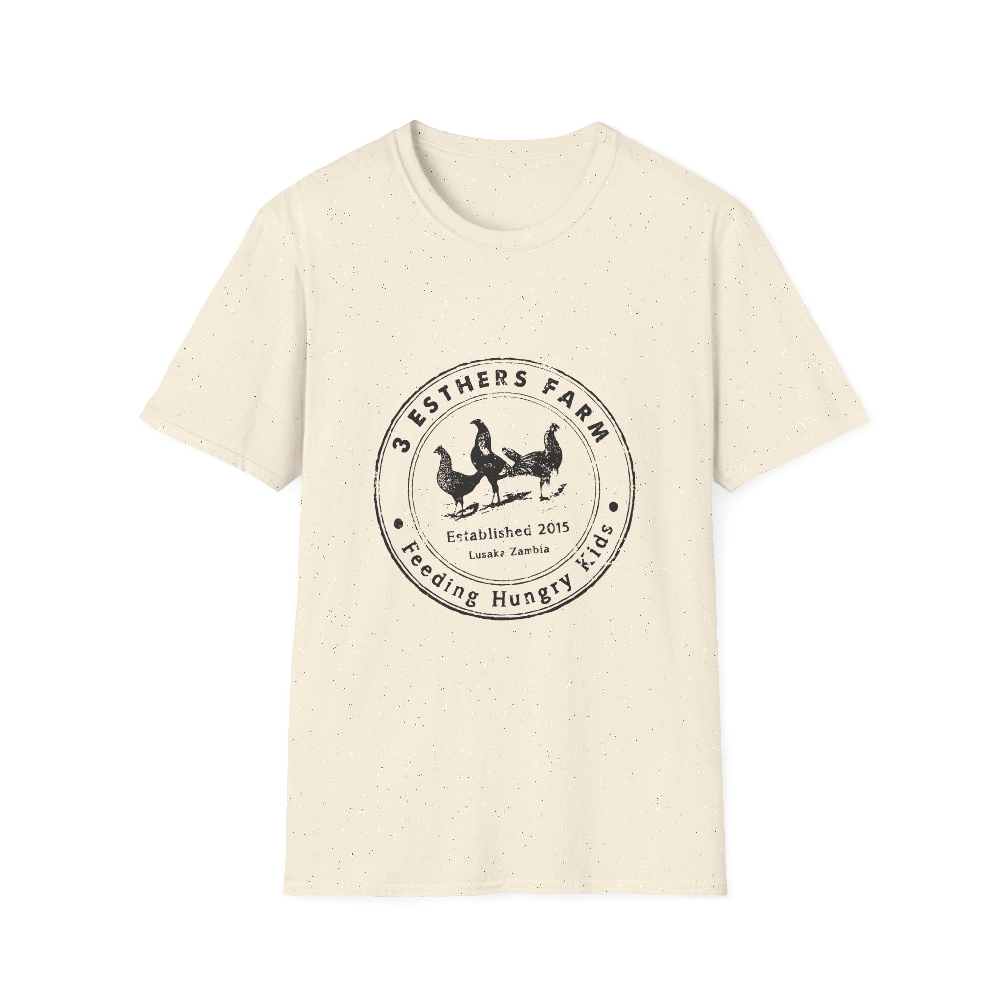 Farmhouse Chickens T-Shirt — "Pesthers Farm: Feeding Hungry Hens" Vintage Logo