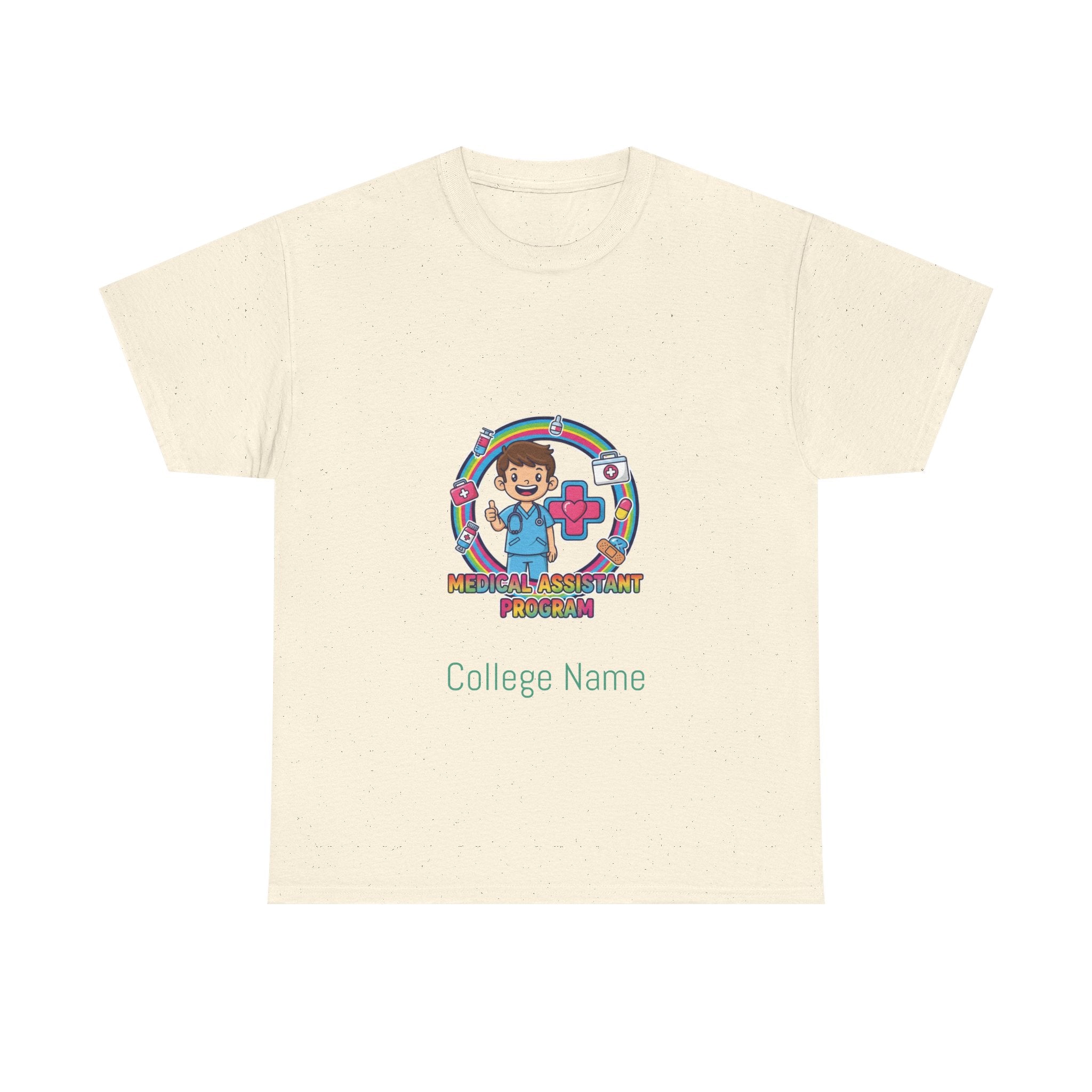 Medical Assistant Graphic Tee — White T‑Shirt