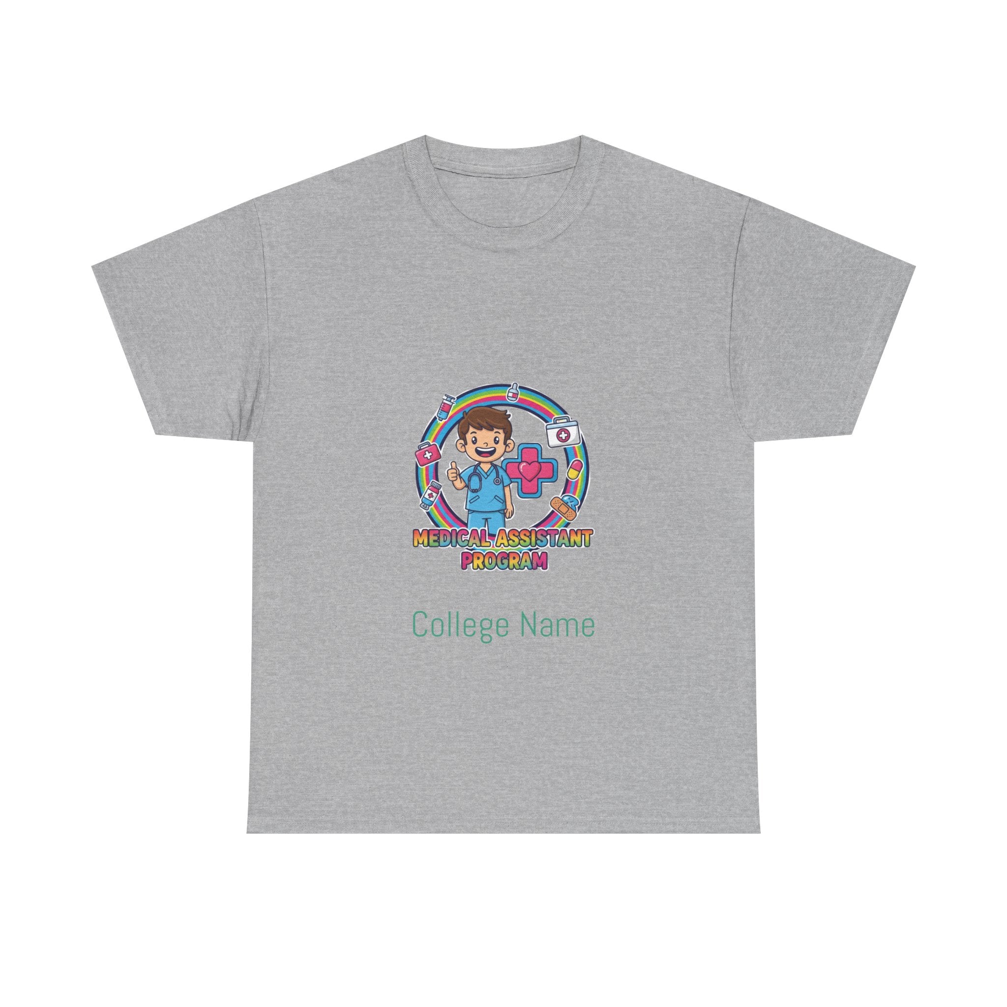 Medical Assistant Graphic Tee — White T‑Shirt