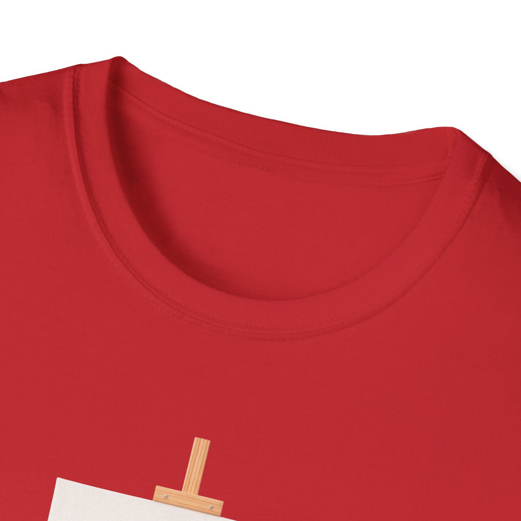Art Student T-Shirt — “I’m an Art Student, I Make Messy, Colorful, Creative Stuff” Canvas Tee
