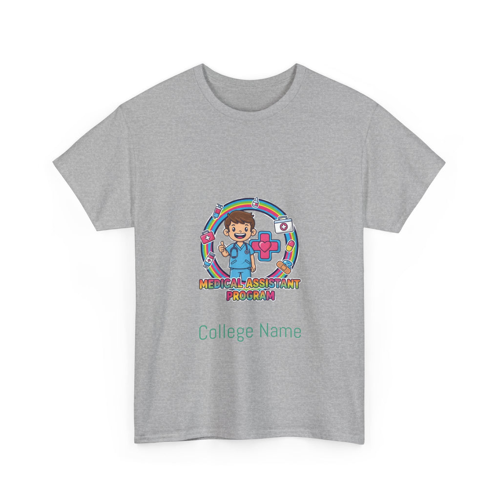 Medical Assistant Graphic Tee — White T‑Shirt