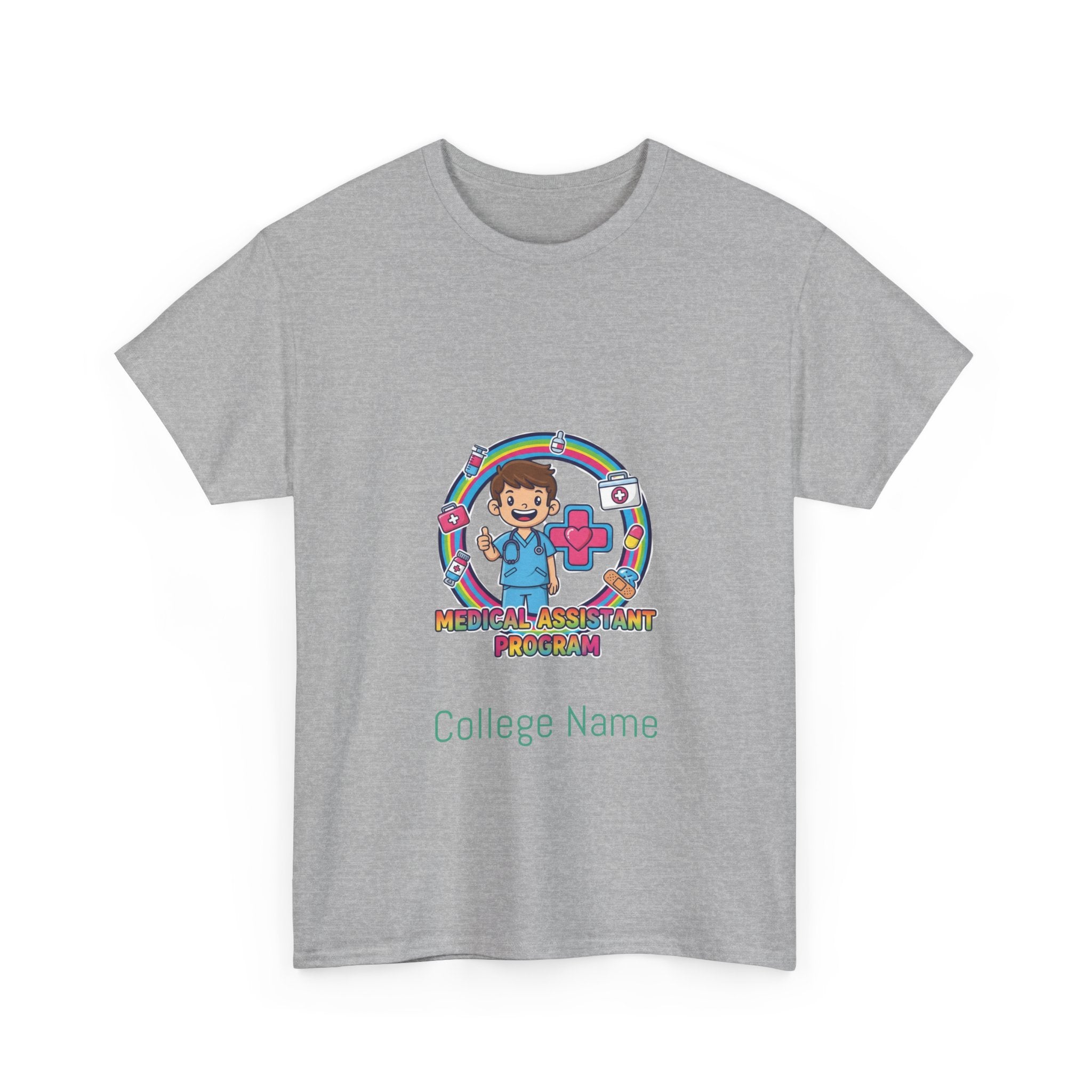 Medical Assistant Graphic Tee — White T‑Shirt
