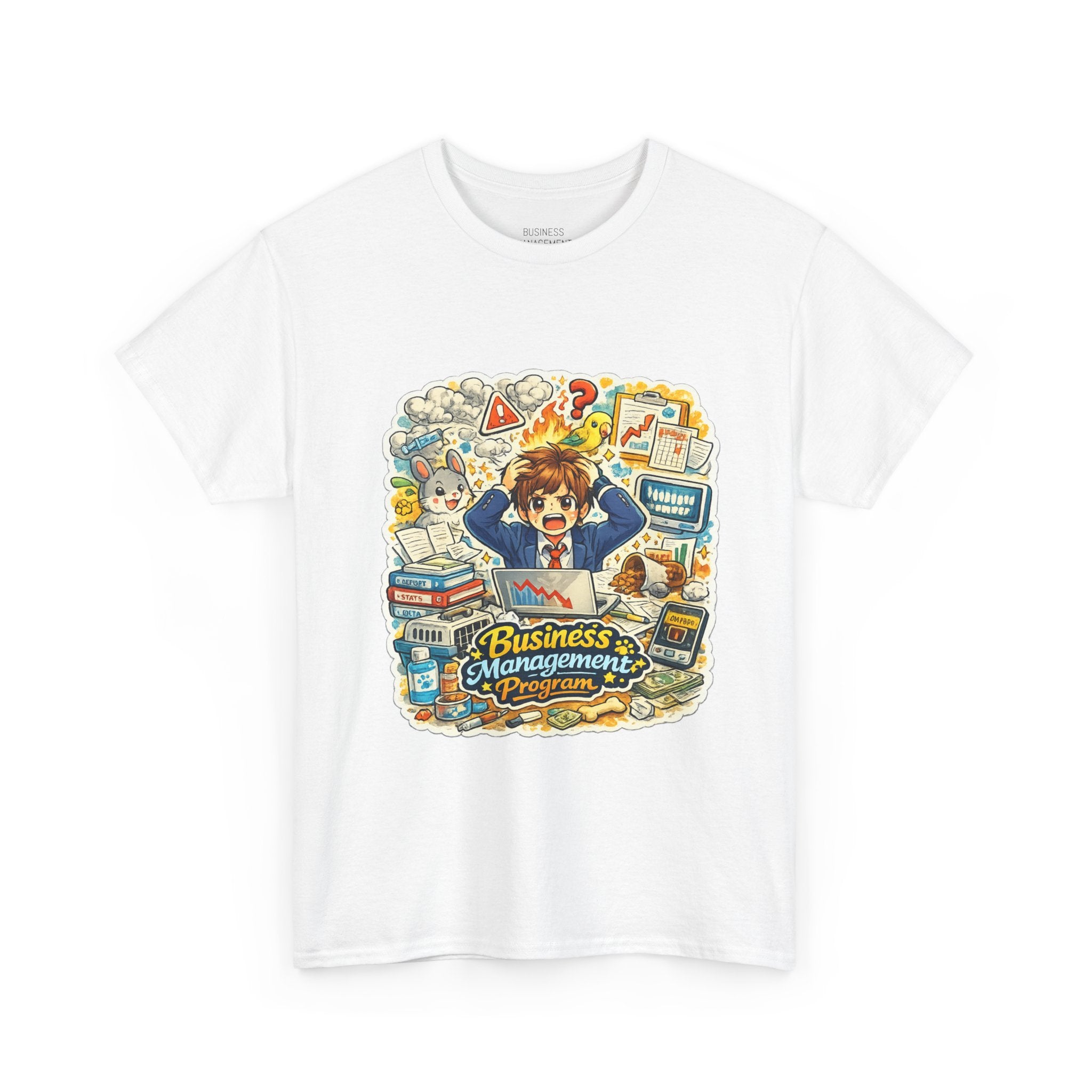 Business Management Major T-Shirt - Cute College Illustration Tee