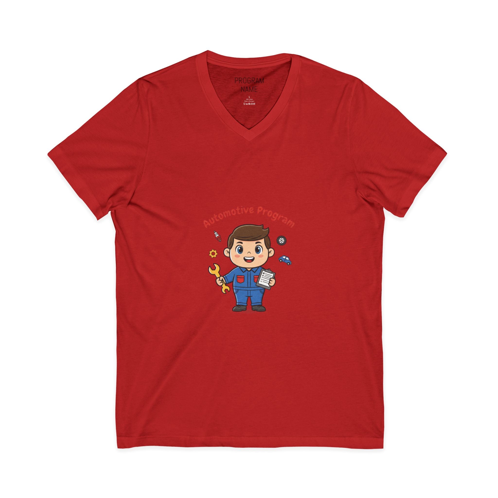 Automotive Program Mechanic Tee — Cute Auto Tech T‑Shirt with Wrench Graphic