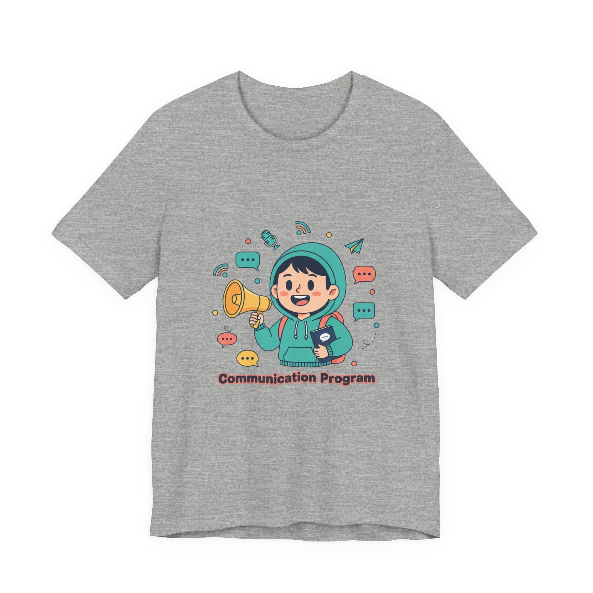 Communication Program T‑Shirt — Cute Mascot Tee