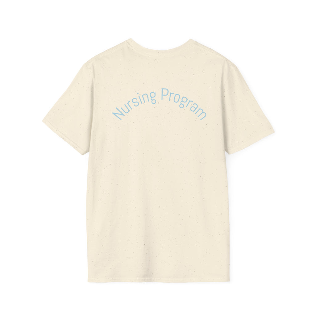 Long Beach City College Nursing Program T-Shirt — Caduceus Skull Patch Design