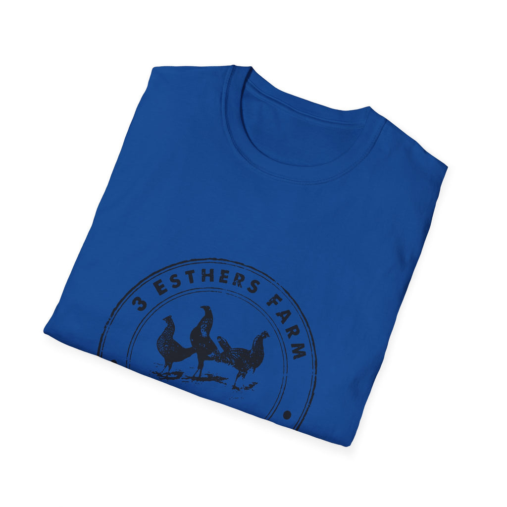 Farmhouse Chickens T-Shirt — "Pesthers Farm: Feeding Hungry Hens" Vintage Logo