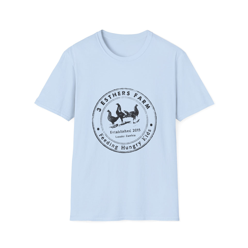 Farmhouse Chickens T-Shirt — "Pesthers Farm: Feeding Hungry Hens" Vintage Logo