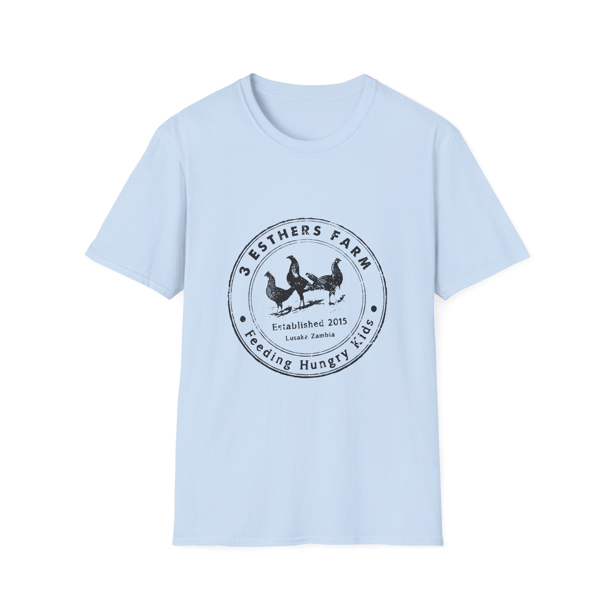 Farmhouse Chickens T-Shirt — "Pesthers Farm: Feeding Hungry Hens" Vintage Logo