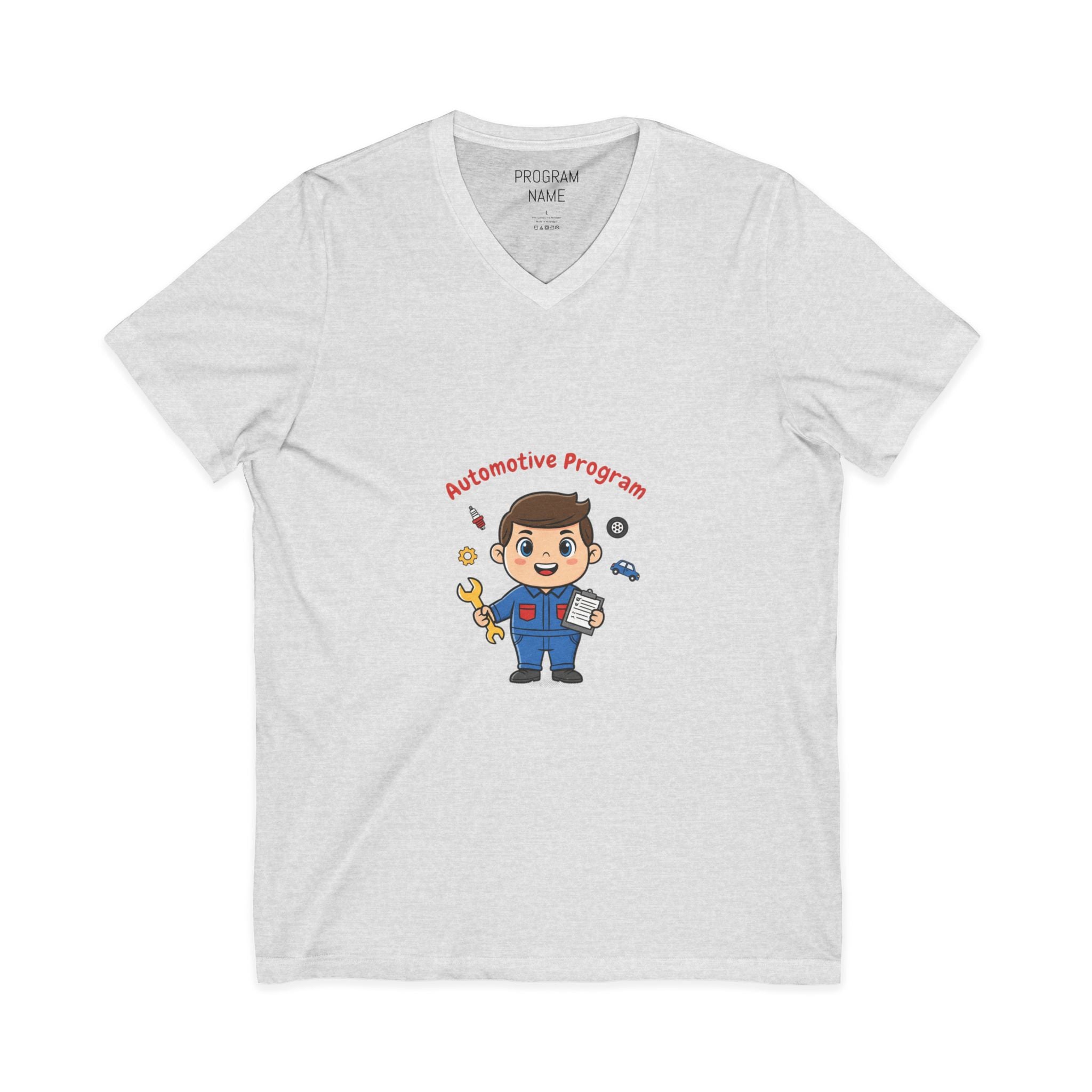 Automotive Program Mechanic Tee — Cute Auto Tech T‑Shirt with Wrench Graphic
