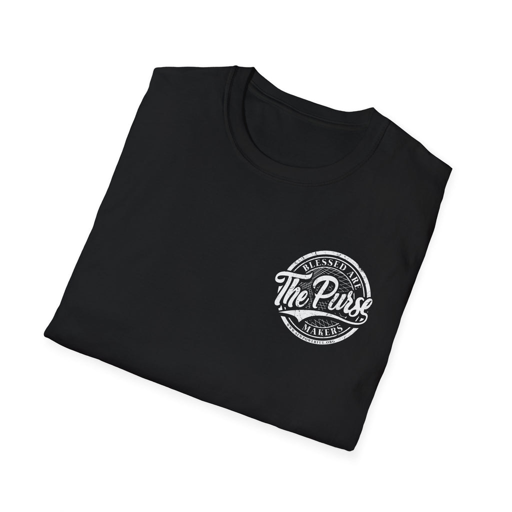 Blessed Are The Purse Makers - Small Logo T-Shirt