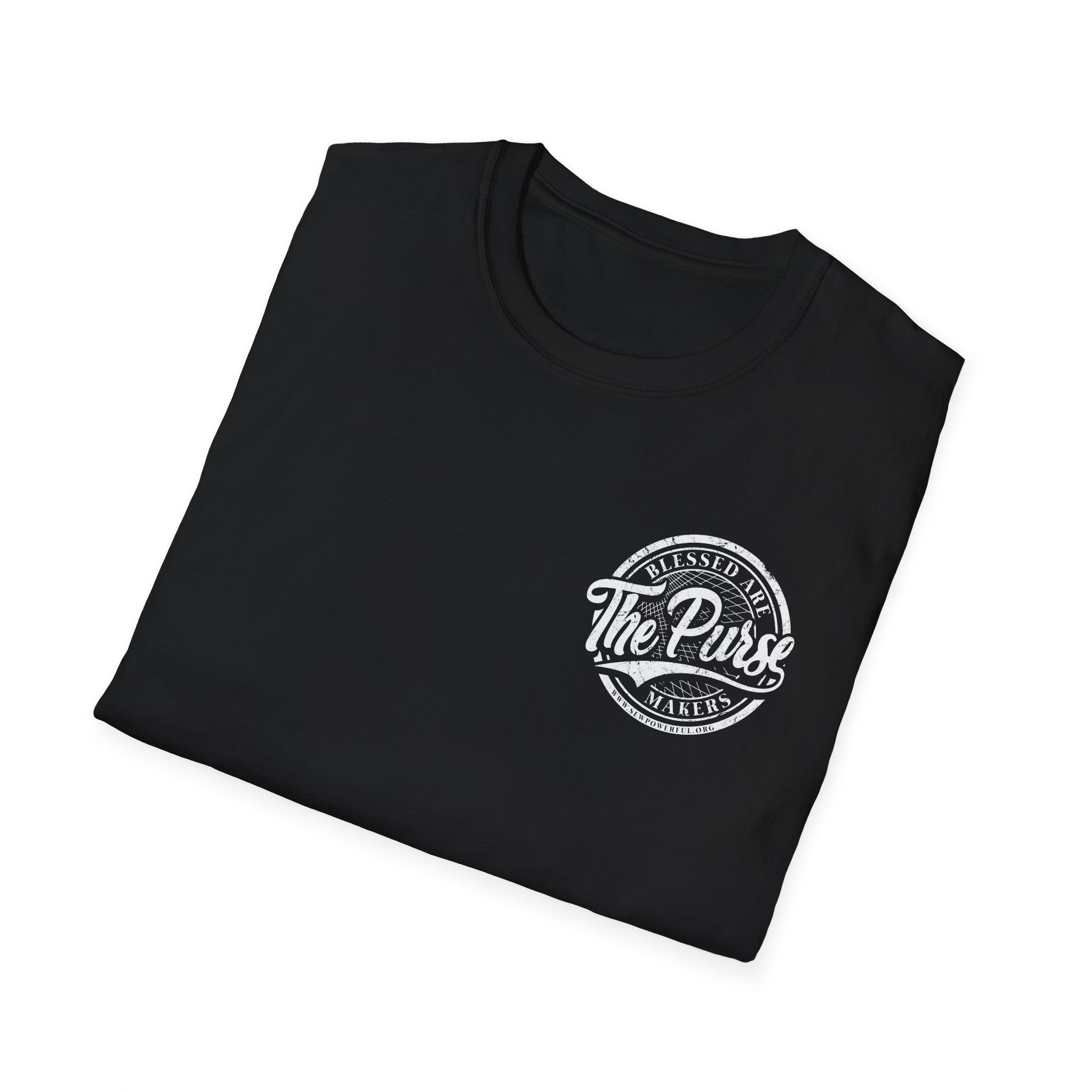 Blessed Are The Purse Makers - Small Logo T-Shirt