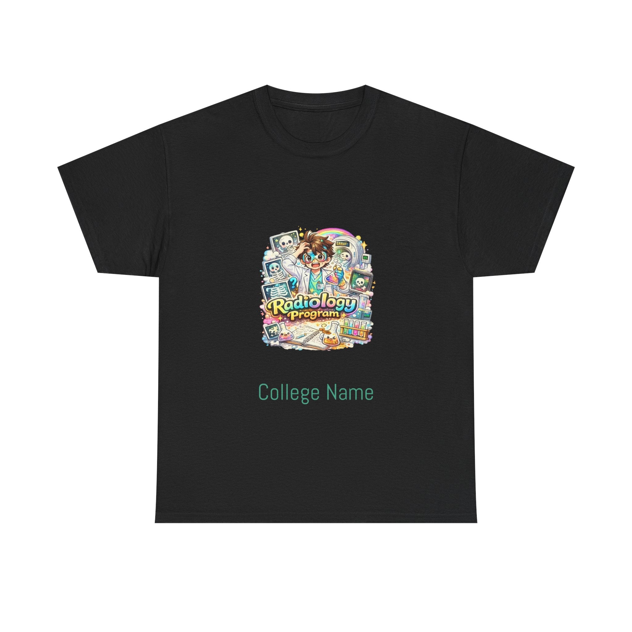 Radiology Tech Vintage Badge T-Shirt — Radiologic Technologist College Shirt