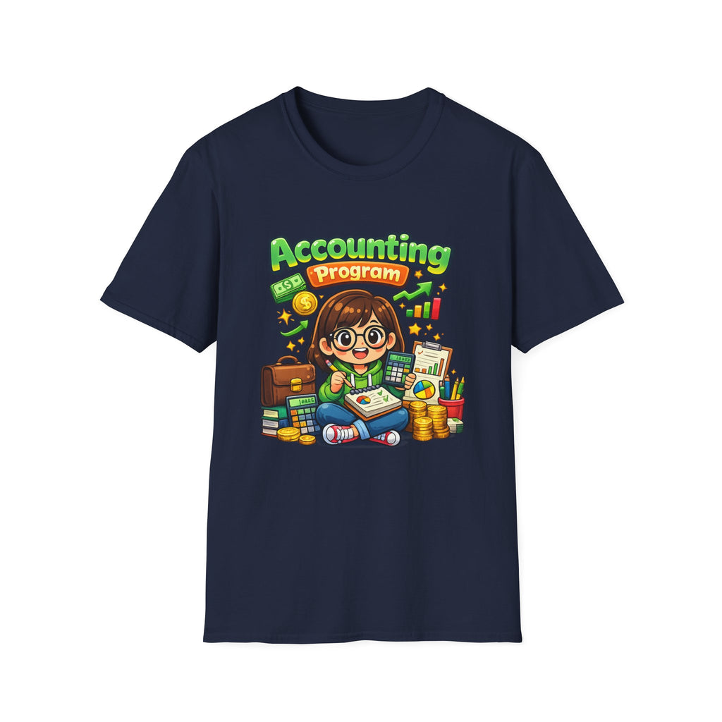 Accounting Program T-Shirt — Cute Student Accountant Graphic Tee