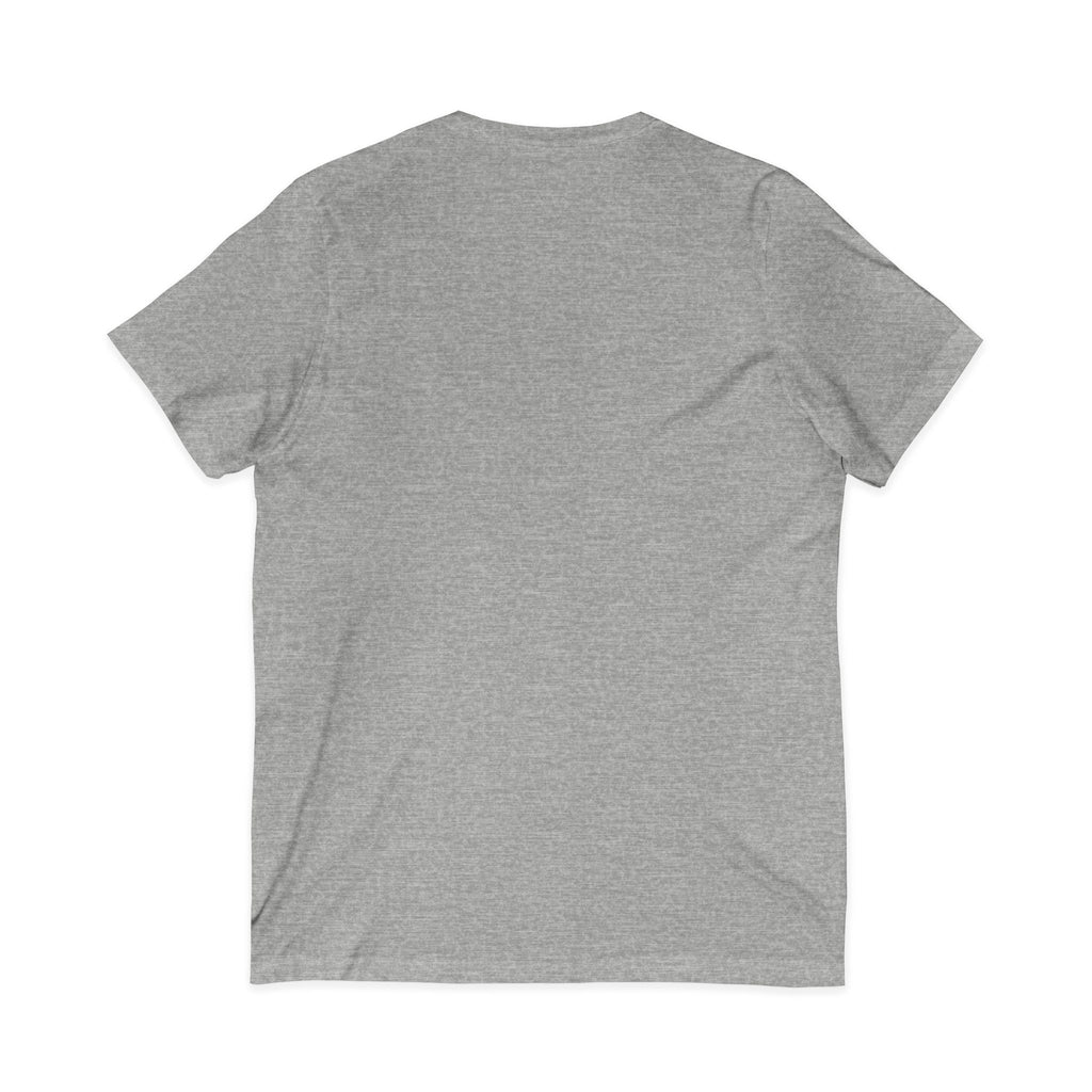 Child Development V-Neck Tee — Cute Teacher & Student Illustration