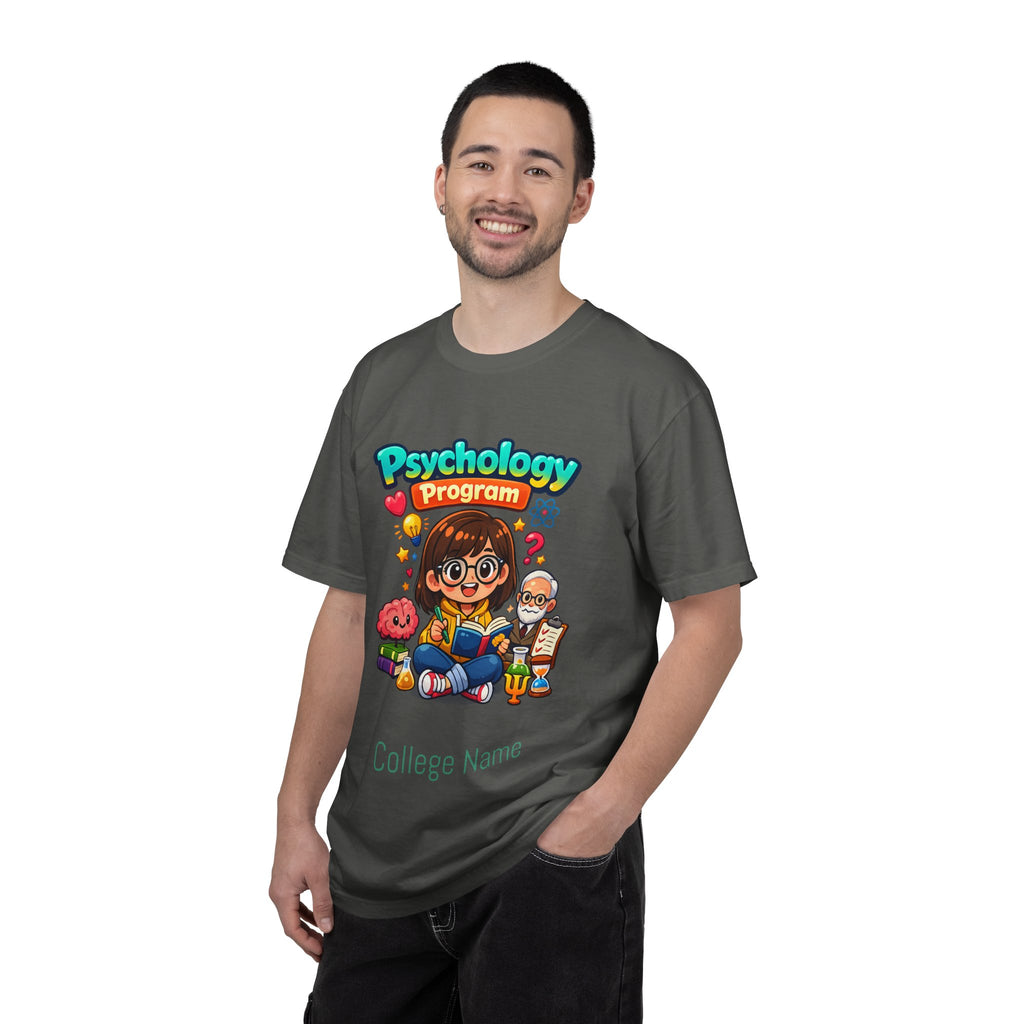 Psychology Program T-Shirt — Cute Student Cartoon Design