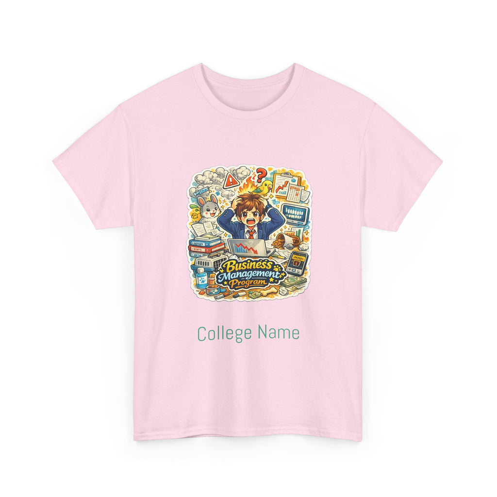 Business Management Major T-Shirt - Cute College Illustration Tee