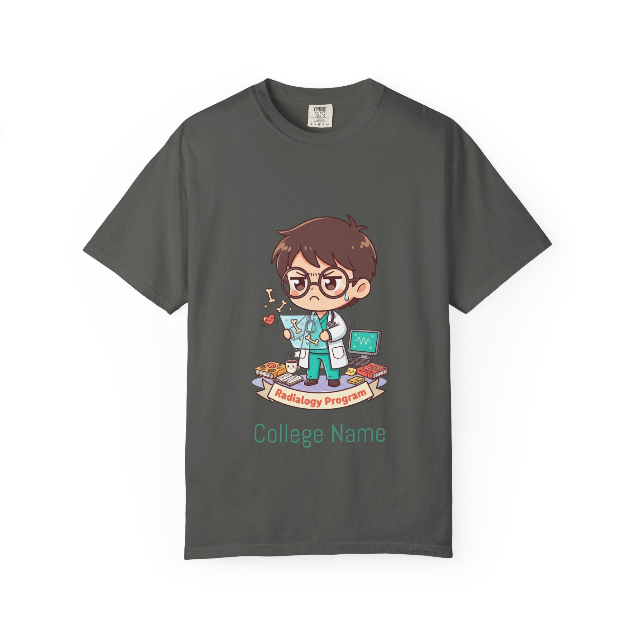 Radiology Program T-Shirt — Cute Radiologist Cartoon College Tee