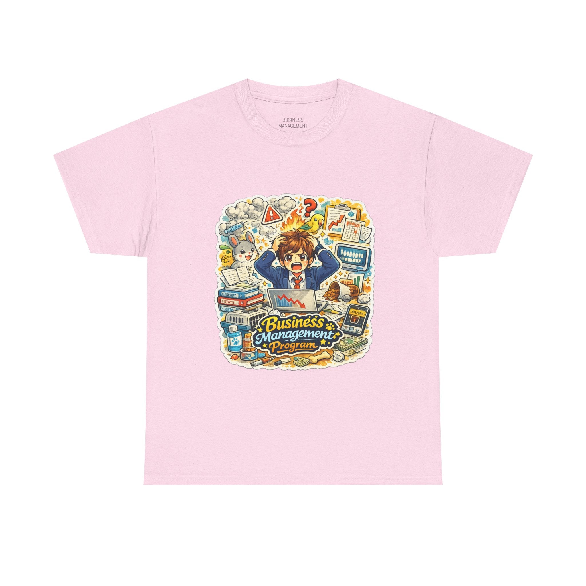 Business Management Major T-Shirt - Cute College Illustration Tee