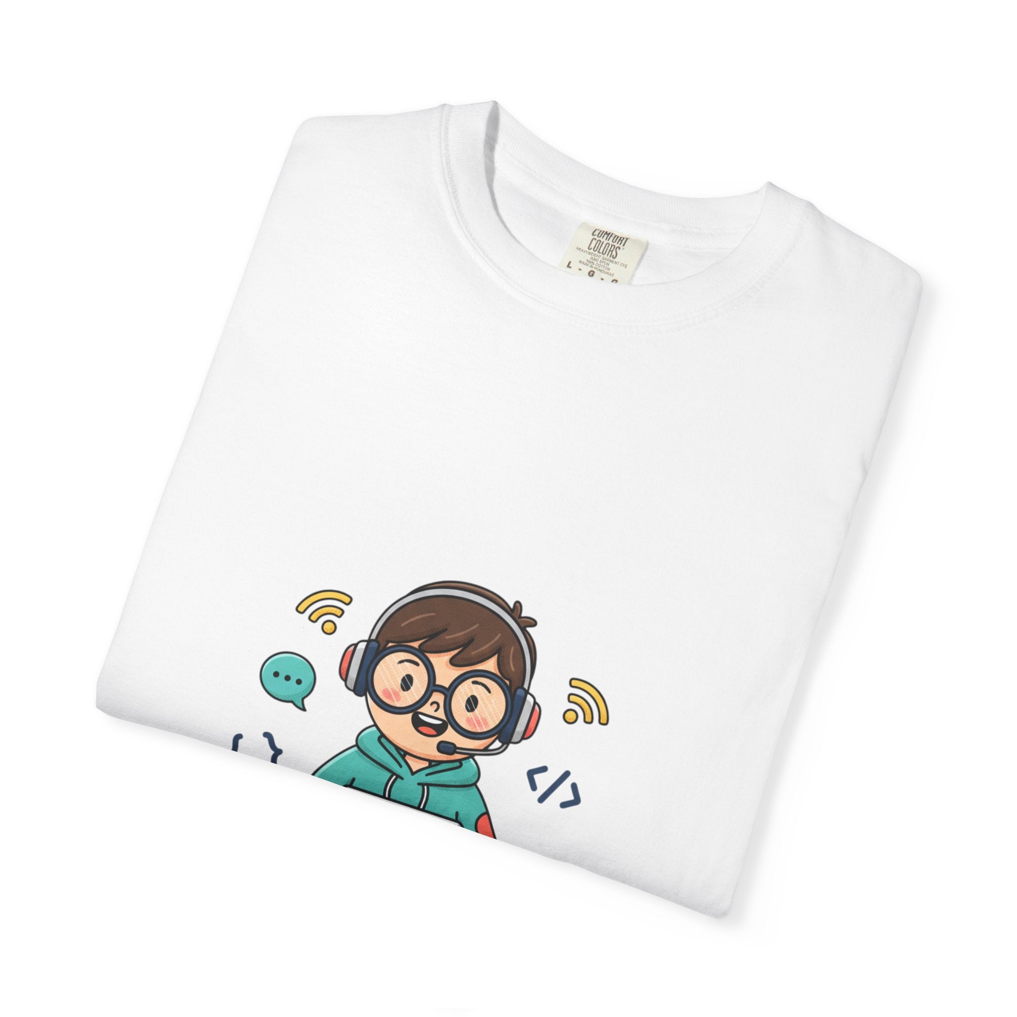 Computer Science Program T-Shirt — Cute Programmer Cartoon Tee