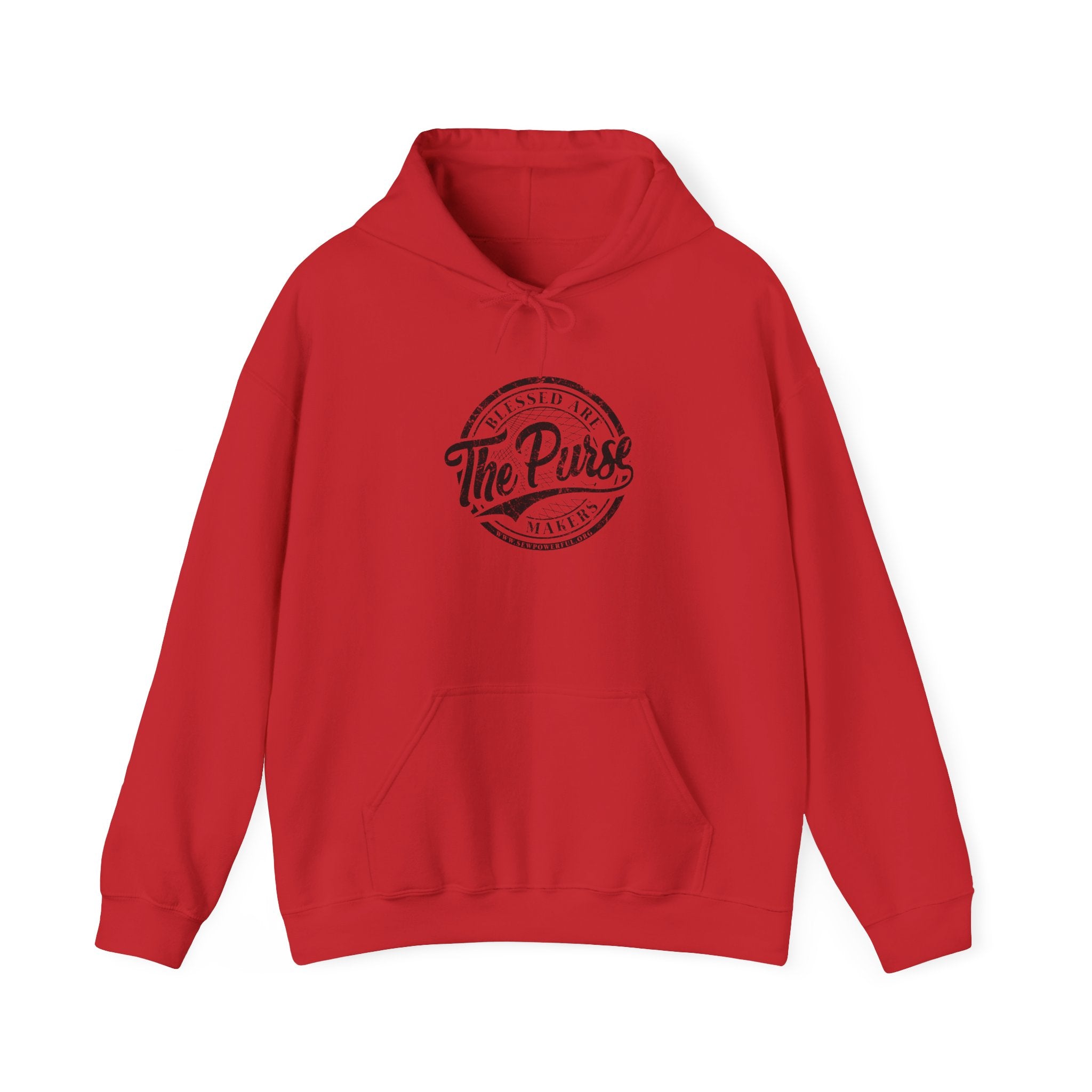 The Purse Vintage Logo Hoodie — Retro Circular Graphic Pullover