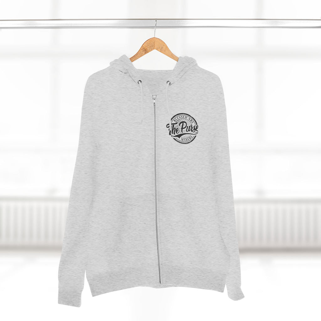 Blessed Are The Purse Makers Zip Hoodie