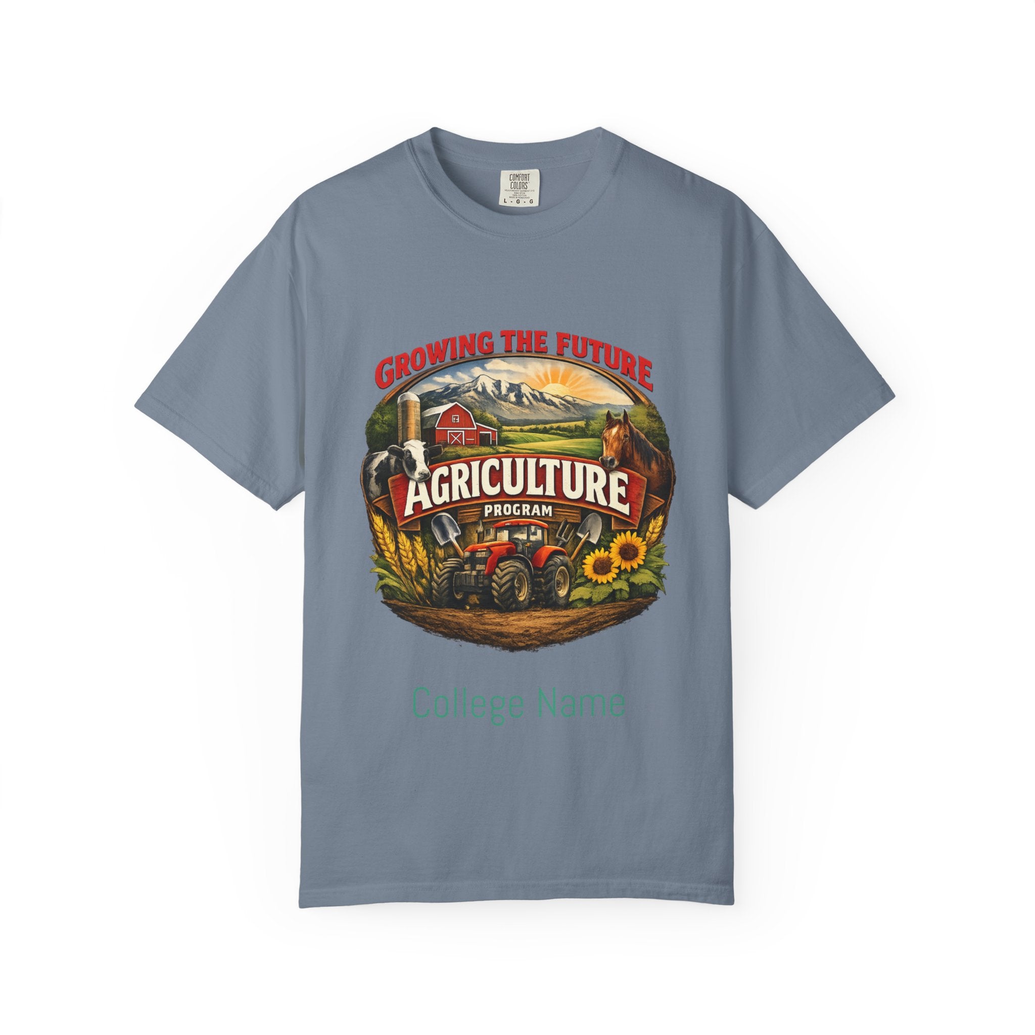 Agriculture Program T‑Shirt — "Growing the Future" Farm Vintage Graphic