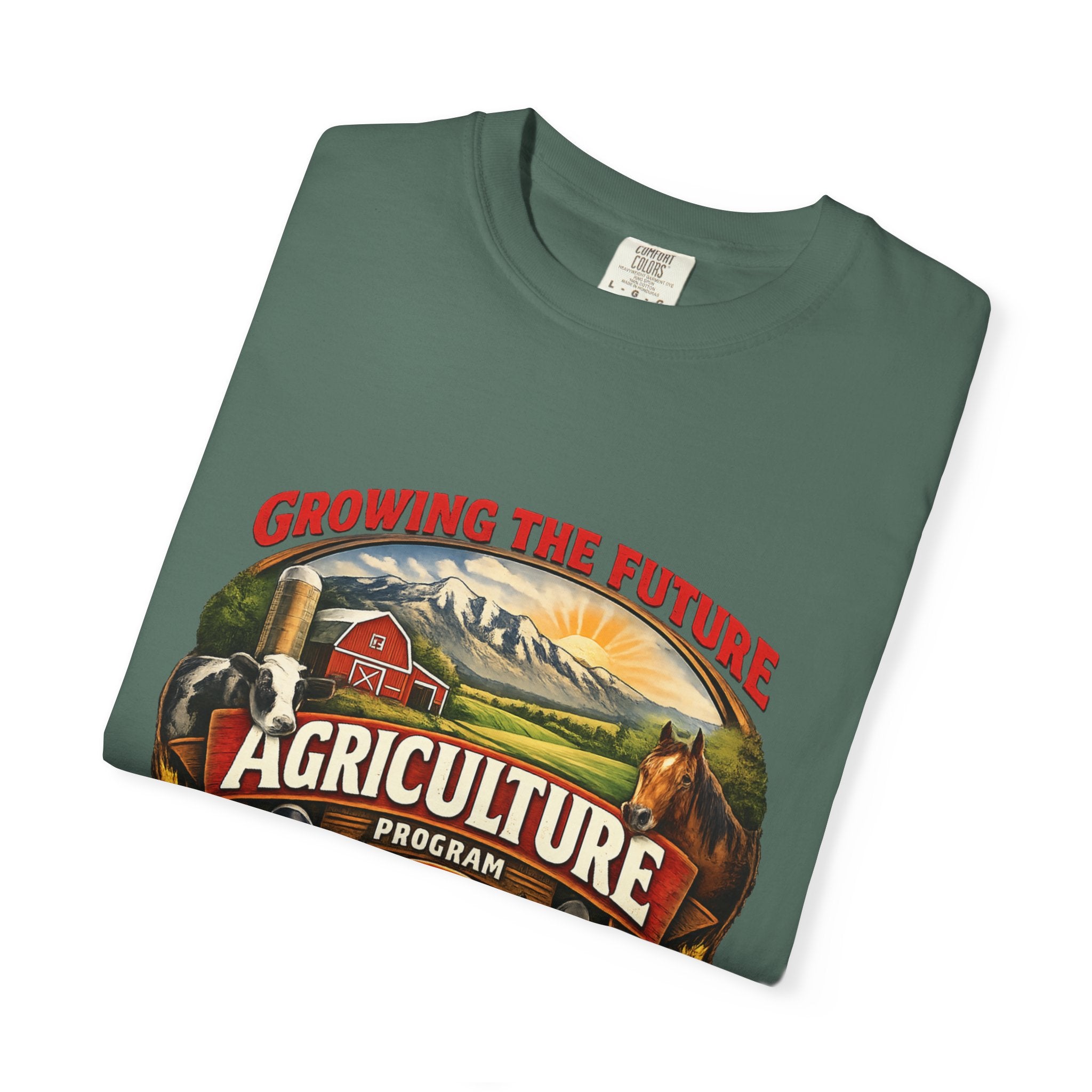 Agriculture Program T‑Shirt — "Growing the Future" Farm Vintage Graphic