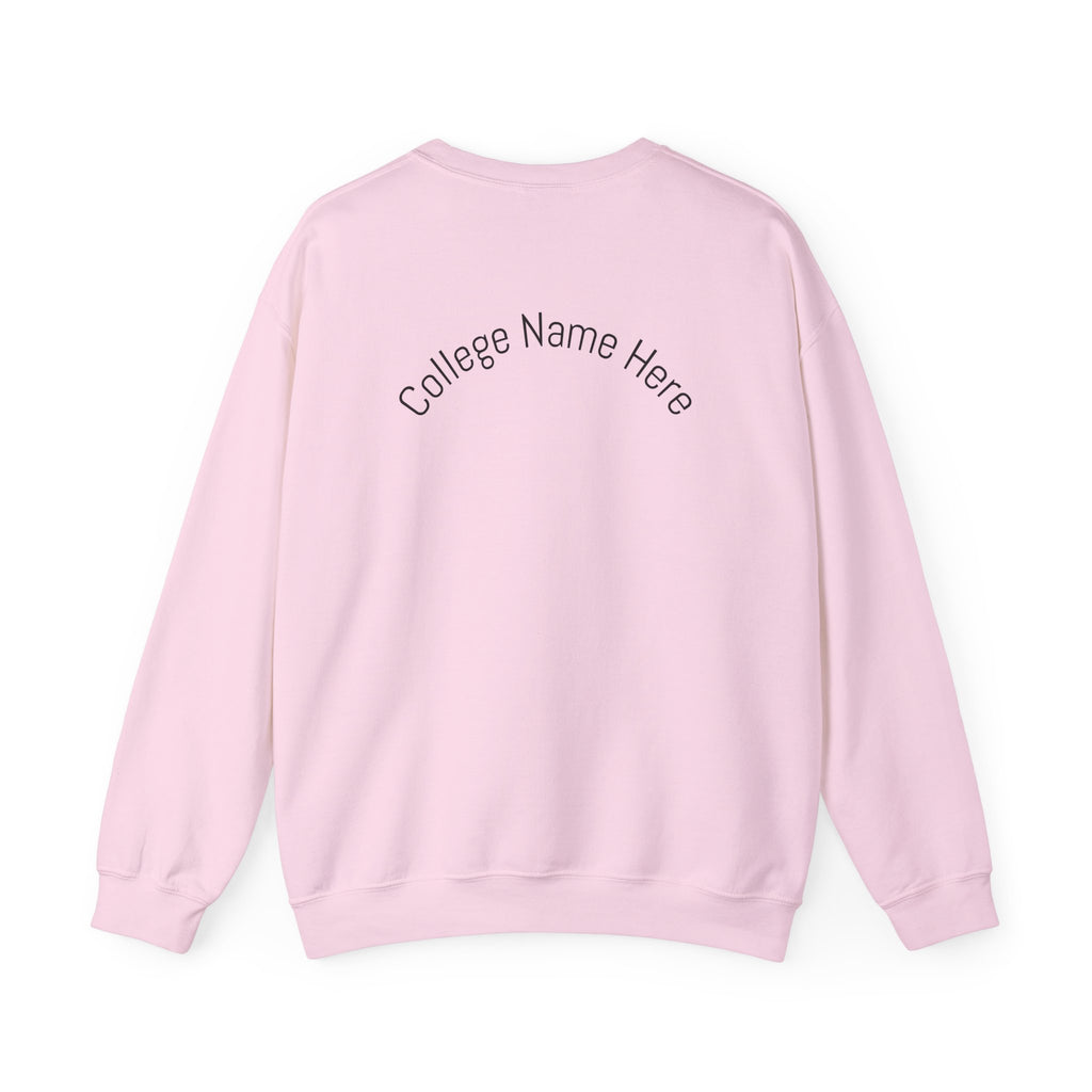 Therapy Humor Crewneck Sweatshirt — "Occupational Therapy Helps You Walk"