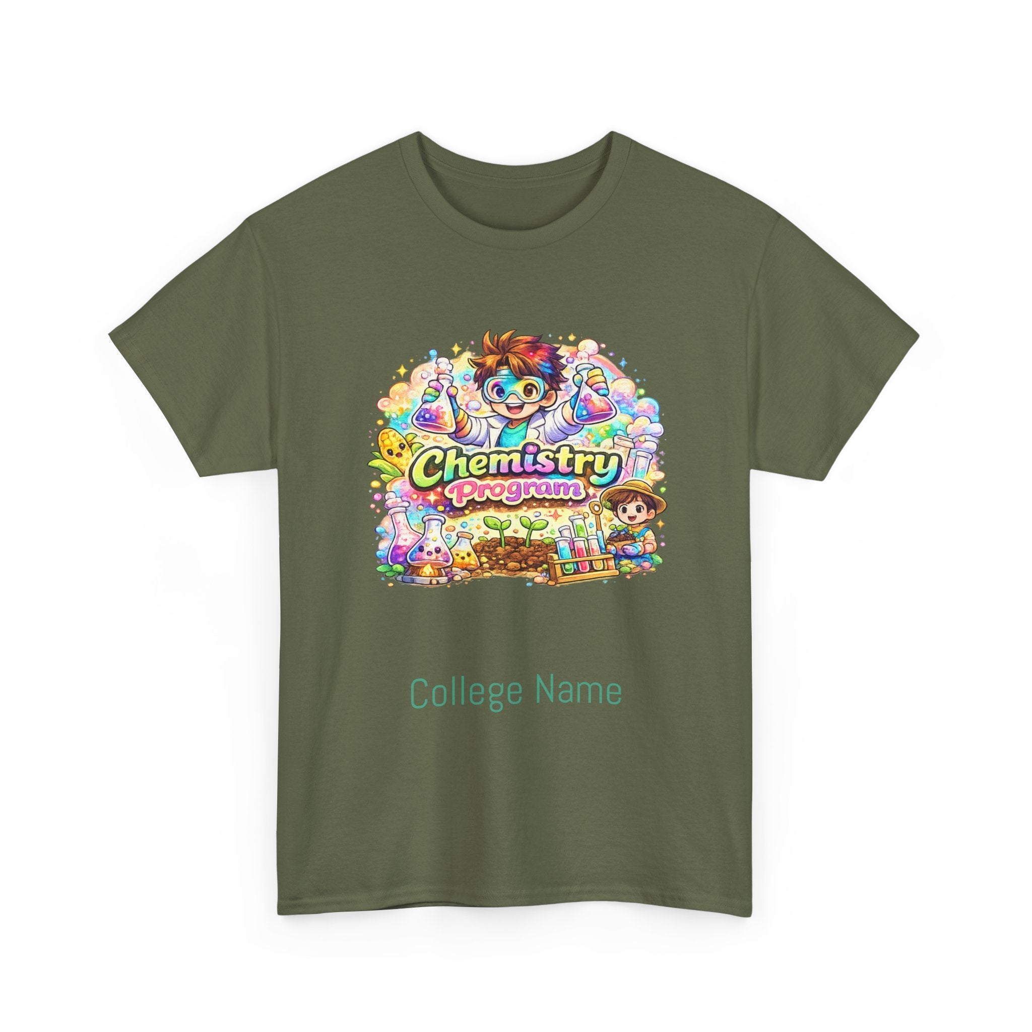 Chemistry Progarm Graphic Tee — 'Chemistry' Retro Science Design