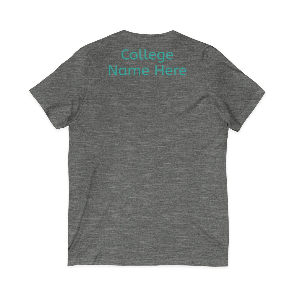Paramedic EMS Anime V-Neck Tee — Cute EMT Program Shirt (Custom College Name)