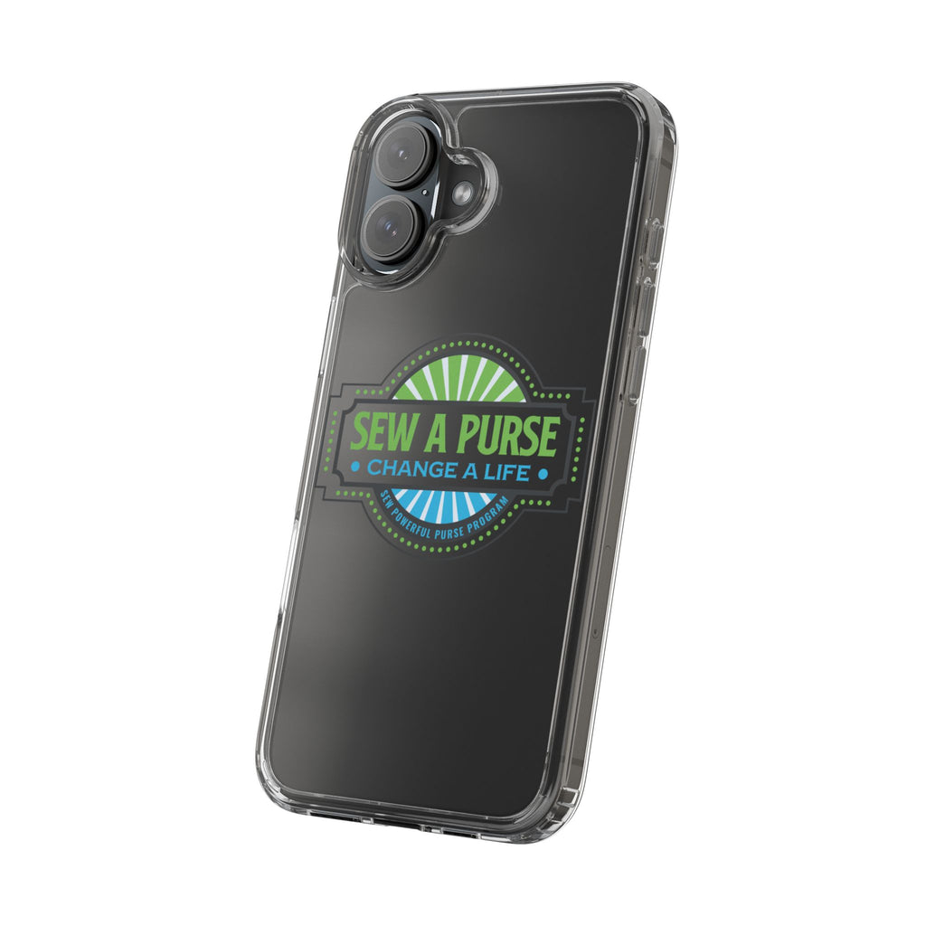 Clear Case — “Sew a Purse, Change a Life” Charity Phone Case