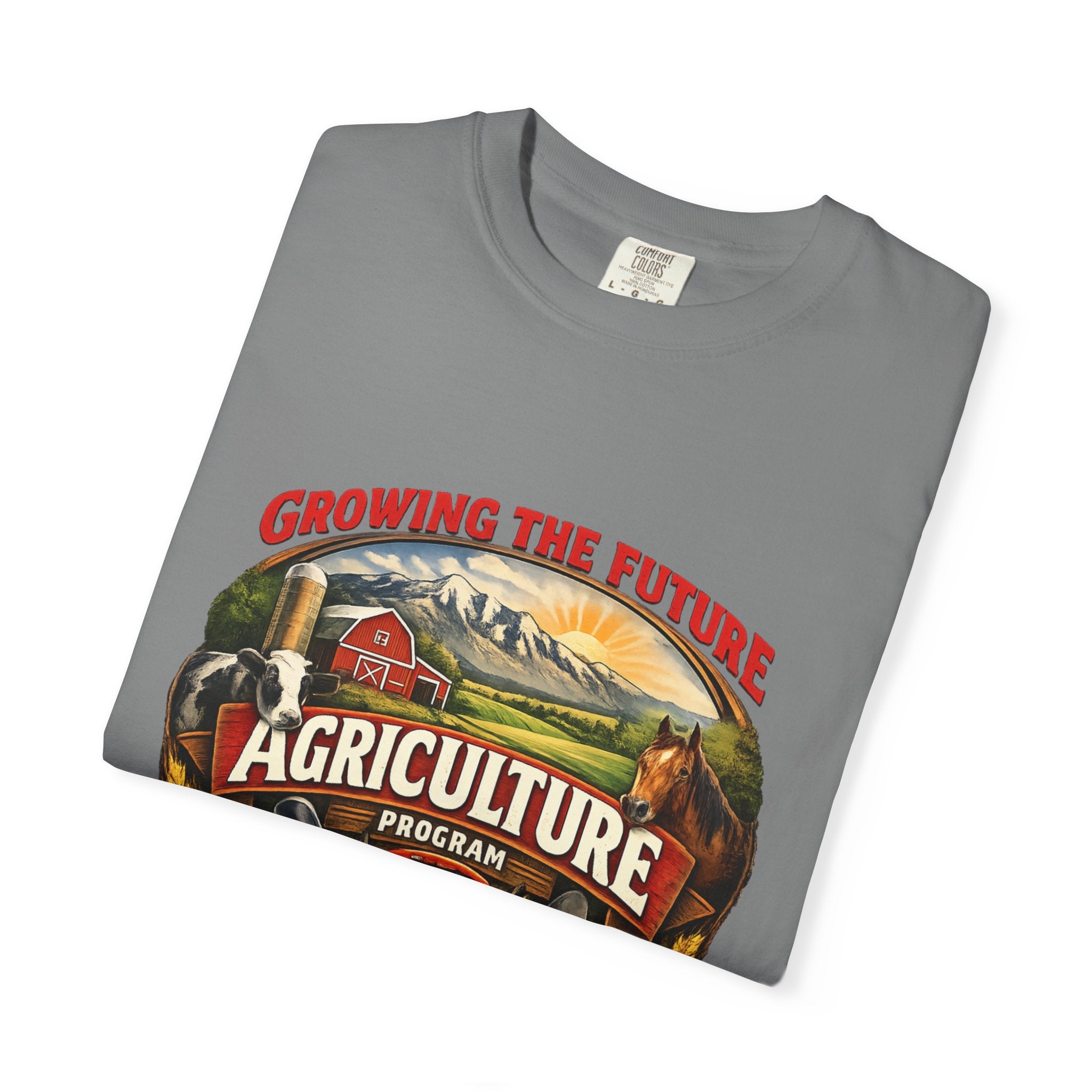 Agriculture Program T‑Shirt — "Growing the Future" Farm Vintage Graphic